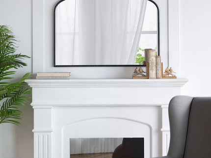 Arch Mirror, Baroque Inspired Wall Decor For Bathroom, Bedroom, Living Room