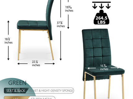 High Back Nordic Dining Chair Modern Chair With Color Legs
