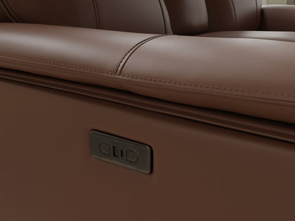 Oslo - Dual Power Reclining Loveseat With Console