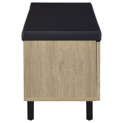 Clackamas - 2 Door Storage Bench With Padded Seat