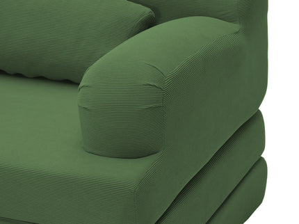 2 Seater Sofa Bed, Compact Foldable Floor Couch