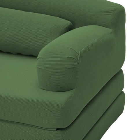 2 Seater Sofa Bed, Compact Foldable Floor Couch