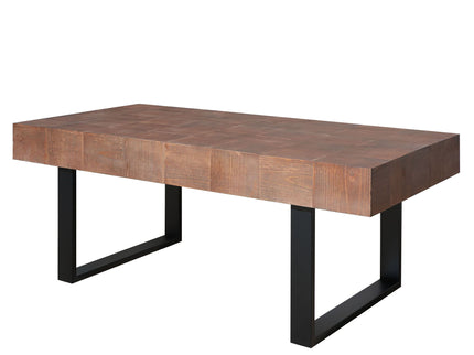 Rectangular Coffee Table With U-Shaped Legs Living Room - Multi