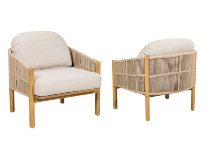 Grotta - Outdoor Wood Club Chair (Set of 2)