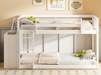 Bunk Bed With 4 Drawers And 3 Shelves