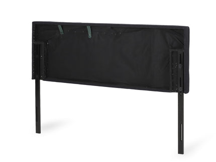 Marakesh - Contemporary Fabric Upholstered King / California King Headboard - Black