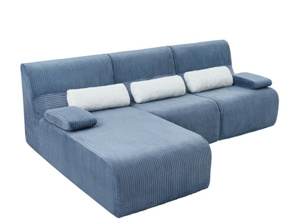 Oversized Sectional Sofa, Living Room Seating With Modular Design
