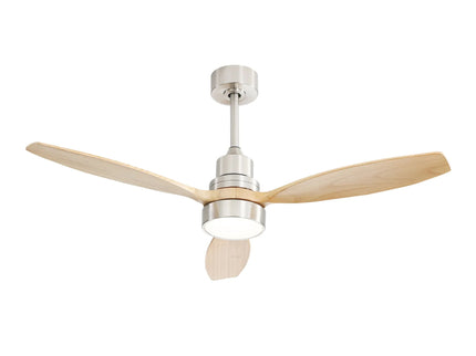 52" Integrated LED Ceiling Fan With Remote Control And Blades For Living Room