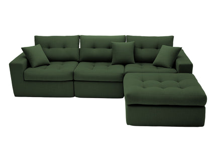 Corner Chaise L-Shaped Sectional Sofa Bed