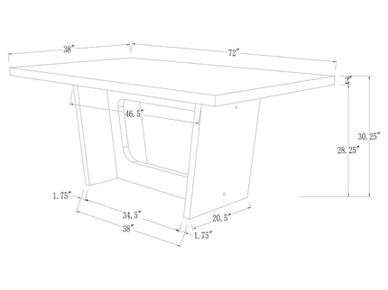 Rectangular Dining Table Set With Chairs