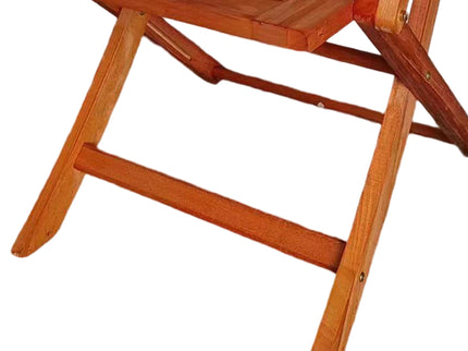 Foldable Patio Dining Set, Folding Chairs, Indoor And Outdoor Universal (Set of 4) - Teak