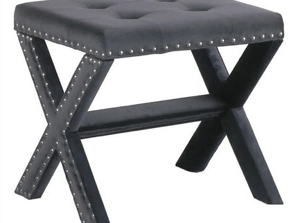 Upholstered Accent Bench With Nailhead Trim