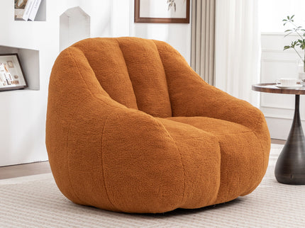 Comfy Bean Bag Chair With Memory Foam Filler, Tufted Soft