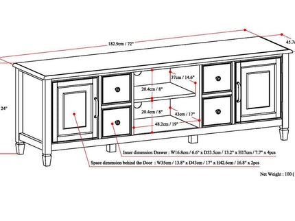 Connaught - Wide TV Stand
