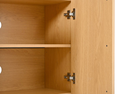 TV Stand With Fluted Tambour Style Door