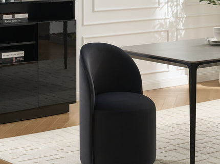 360 Degree Swivel Armless Dining Barrel Chair