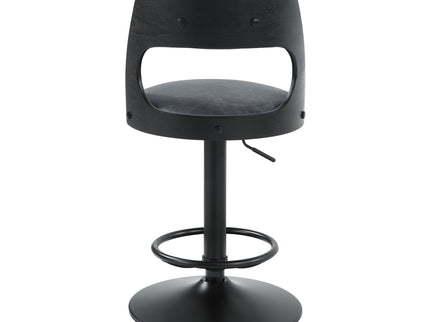 Sabi - Adjustable Stool With Swivel - Dark Brown