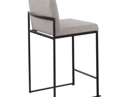 Fuji - Contemporary Modern Elegance, High Back Counter Stool