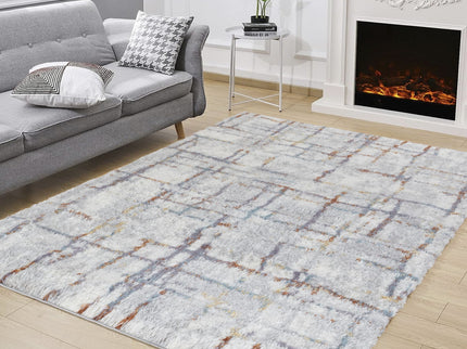 Loft Shag - 7'10" X 9'10" Shaggy Area Rug - Multi