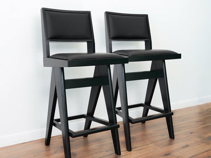 Keira - Bar Stool (Set of 2) - Black