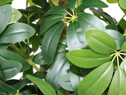 Realistic Faux Tree With Lifelike Foliage For Indoor And Outdoor Use - Green