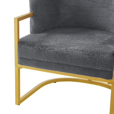 Upholstered Reading Accent Armchair For Living Room