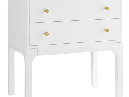 Alonso - 2 Drawer Nightstand - White