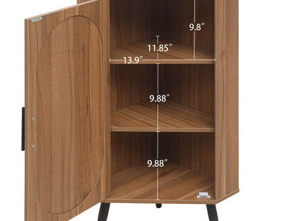 Freestanding Corner Corner Cabinet For Living Room