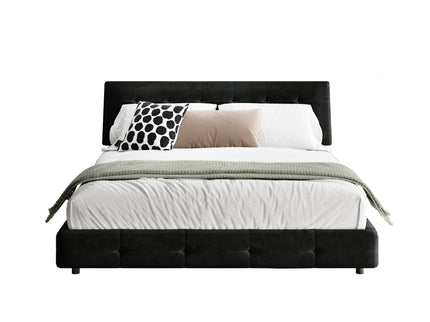 Tufted Headboard With Extra-Large Ultra-Soft Cloud Pillow Design