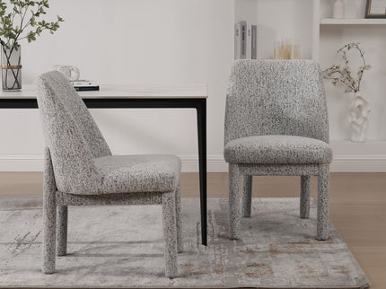 Wide Minimalist Dining Chair