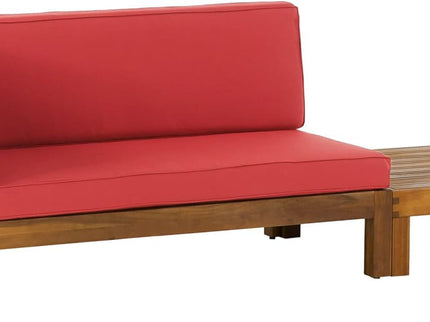 Brava - X Back Corner Bench With Coffee Table