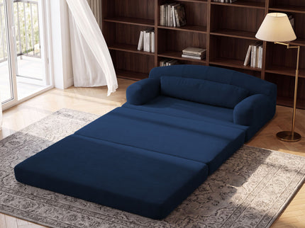 2 Seater Sofa Bed, Compact Foldable Floor Couch