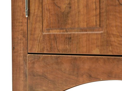 Triangle Bathroom Storage Cabinet With Adjustable Shelves, Freestanding Floor Cabinet For Home Kitchen