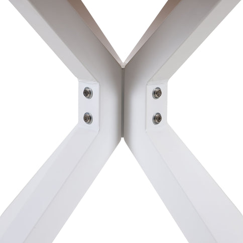 Pedestal Table For Living Room - White / Light Oak