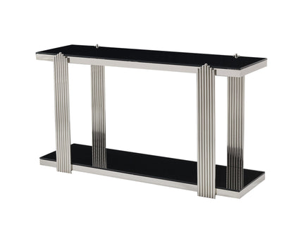 Console Table With Double Tier Storage