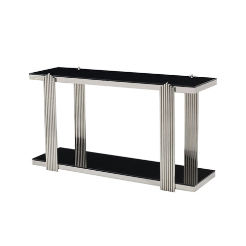 Console Table With Double Tier Storage