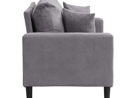Modern Upholstered 2 Piece Sofa Set With 3 Seater And 2 Seater