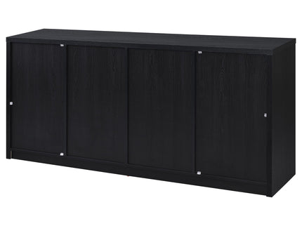 Shayne - 4 Door Sideboard With Arched Doors - Black