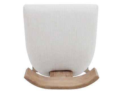 Upholstered Counter Height Bar Stools With Solid Rubber Wood Frame (Set of 2)
