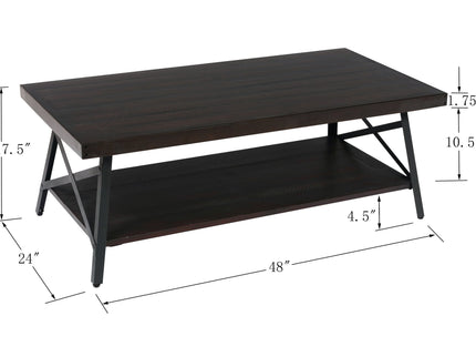 Modern Rustic Style Coffee Table
