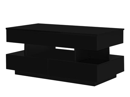 Multi Functional Lift Top Coffee Table With 2 Drawers