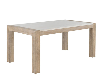 Vanilla - Real Marble Dining Table - Beige / Light Natural