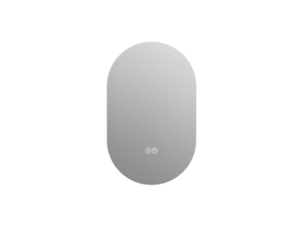 Smart Wall Mounted LED Touch Screen Mirror With Anti-Fog Function And Adjustable Lighting
