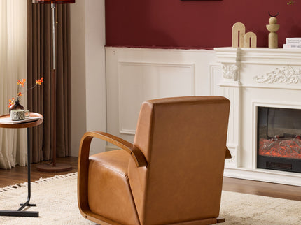 Swivel Accent Rotatable Ergonomic Single Chair For Living Room