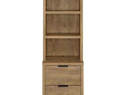 Geary - 3 Shelf Bookcase With USB Charging And Lockable Top Drawer