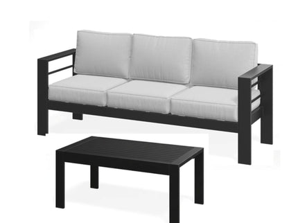 Outdoor Patio Set, All-Weather With Thick Cushions