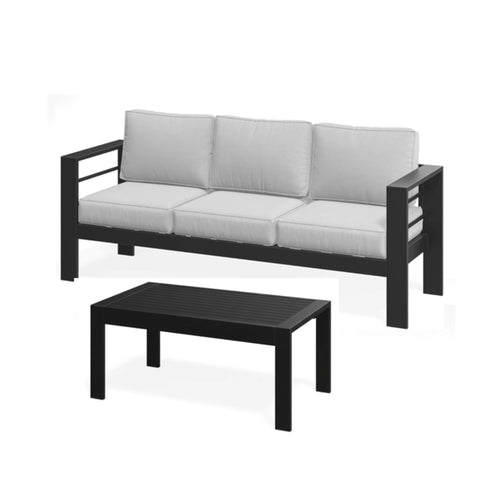 Outdoor Patio Set, All-Weather With Thick Cushions