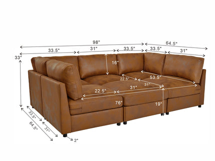 Modular Sectional With Custom Configuration
