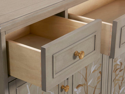 Dauphin - Handpainted Entryway Storage Cabinet - Gray Cashmere