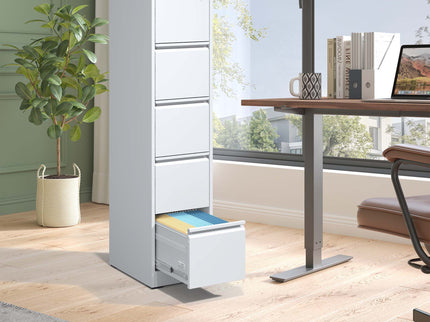 Steel Drawer Vertical File Cabinet With Lock For A4 Legal / Letter Size